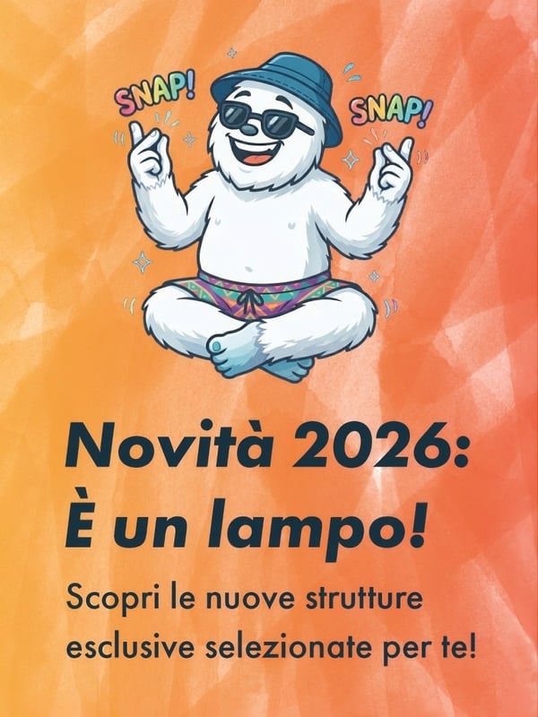 🎉​ Catalogo 2026: nuove strutture ricettive per le tue vacanze