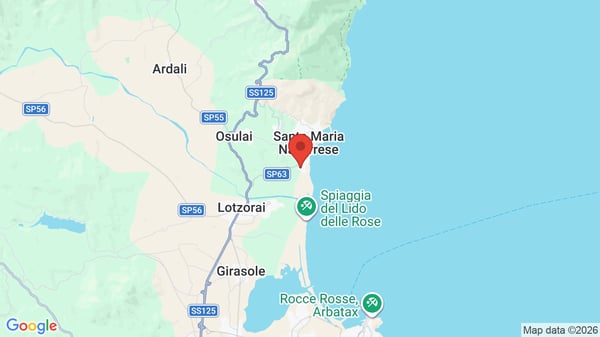 Mappa Marina Torre Navarrese Resort