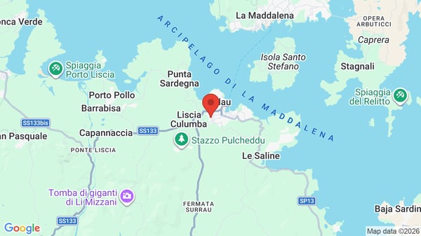 Mappa Amaregold Hotel Palau