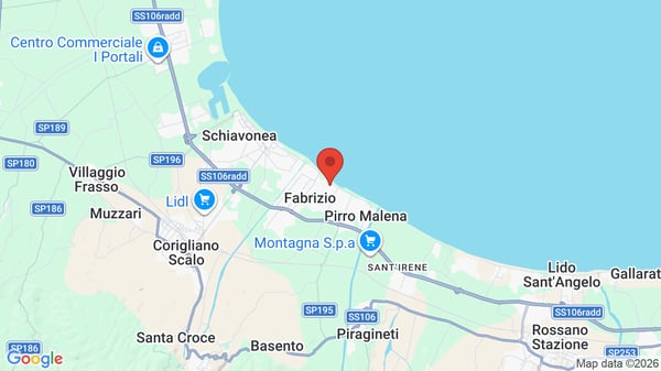 Mappa AH Club Corigliano Calabro