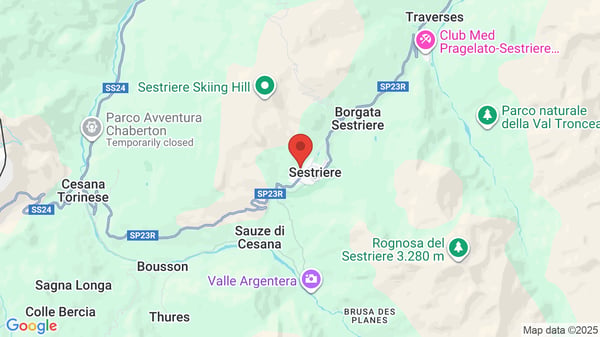 Mappa Residence Palace Sestriere