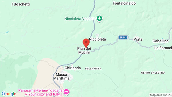 Mappa Pian dei Mucini Resort