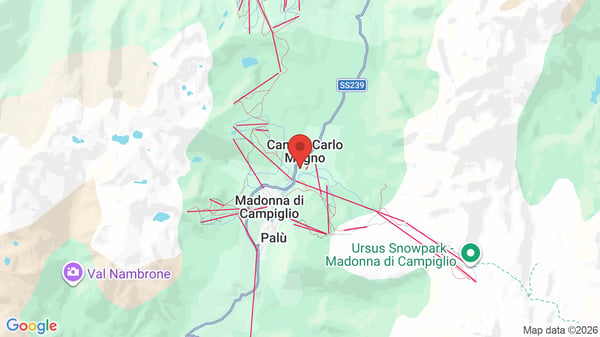Mappa TH Madonna di Campiglio Golf Hotel