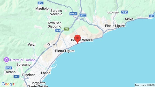 Mappa Grand Hotel Pietra Ligure
