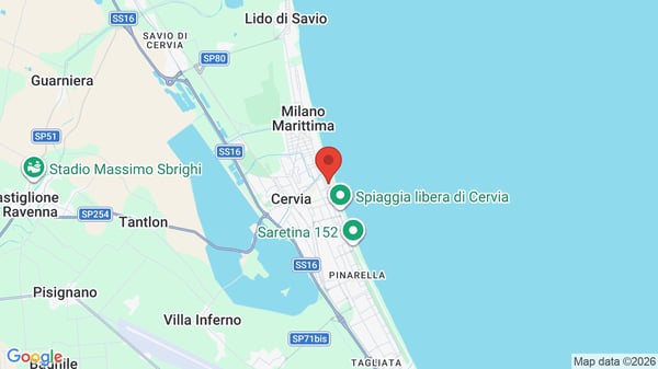 Mappa Hotel Lungomare Cervia