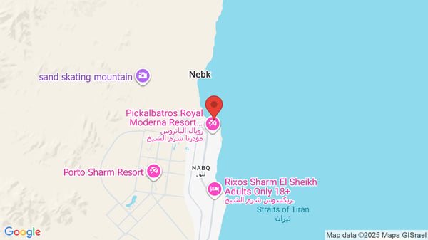 Mappa Barceló Tiran Sharm