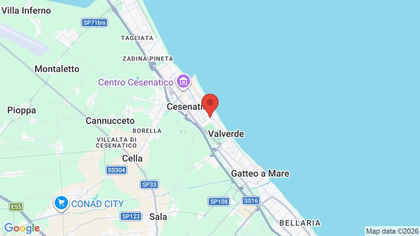 Mappa Ferretti Family Hotel Leonardo
