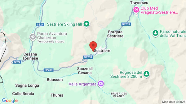 Mappa Resort Palace Sestriere 1 e 2