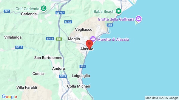 Mappa Hotel Danio Lungomare