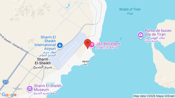 Mappa Cyrene Sharm Island