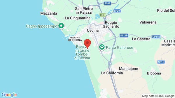 Mappa Villaggio Turistico la Cecinella