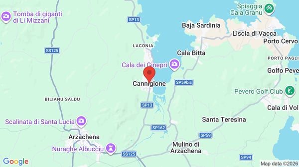 Mappa Sporting Hotel Tanca Manna