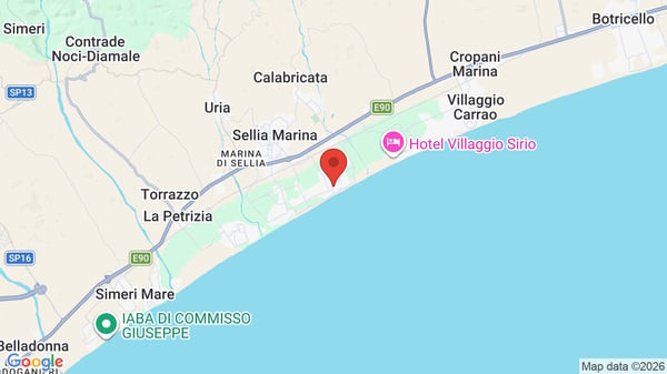 Mappa Costa Blu Villaggio Residence
