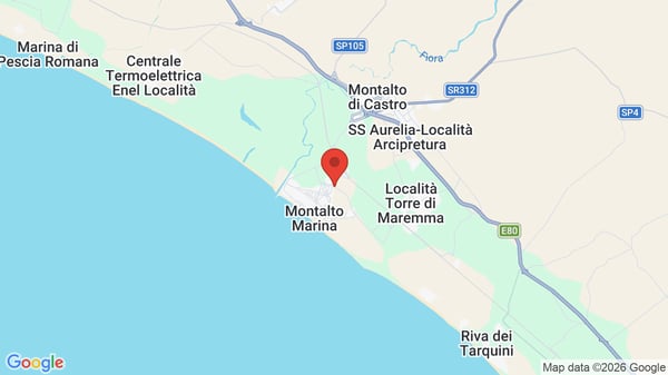 Mappa California Camping Village
