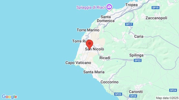 Mappa Costa degli Dei Resort