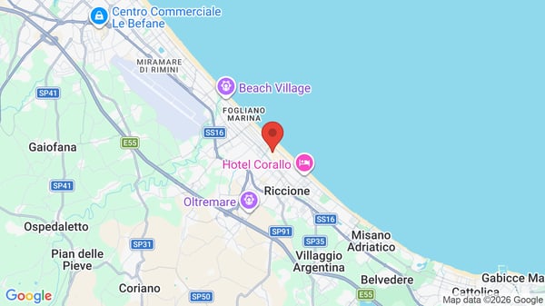 Mappa Hotel Villa Adriatica
