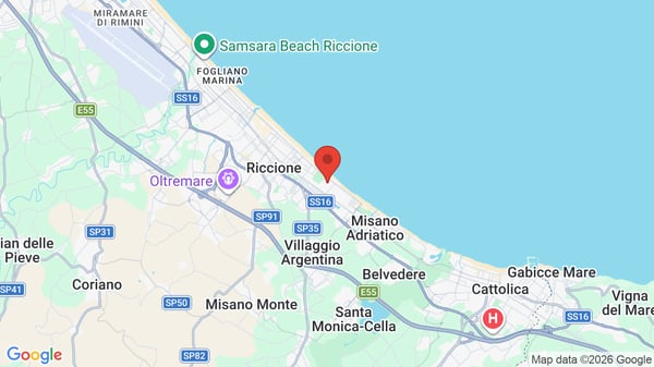 Mappa Club del Sole Romagna Family Resort