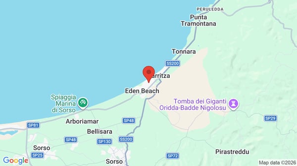 Mappa Villaggio Camping Golfo Dell'asinara