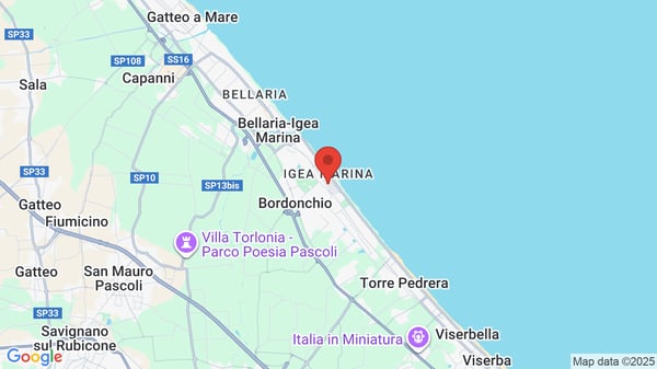 Mappa Hotel Mediterraneo Club Benessere