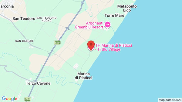 Mappa TH Marina di Pisticci - Ti Blu Village