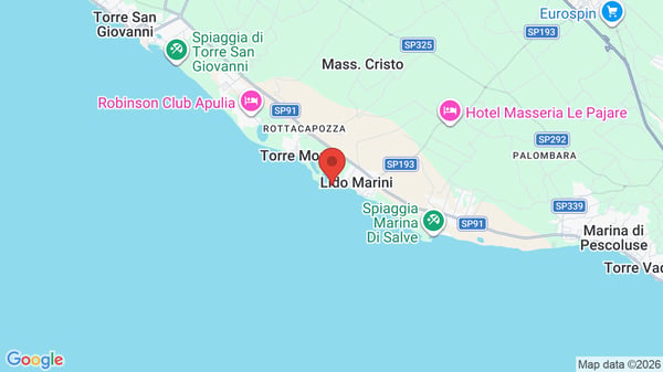 Mappa Costa del Salento Village