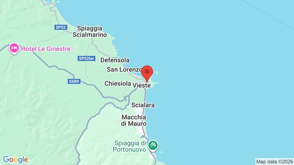 Mappa Residence Baia del Gallo