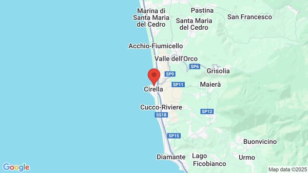 Mappa Hotel Club Guardacosta