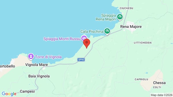 Mappa Club Esse Gallura Beach