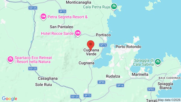 Mappa Cugnana Mare Resort