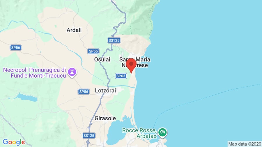 Mappa Marina Torre Navarrese Resort
