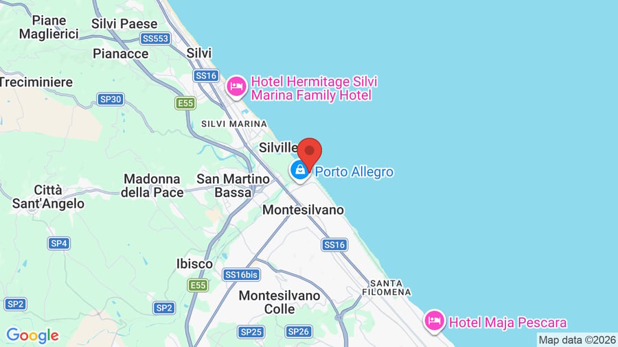 Mappa Grand Hotel Montesilvano