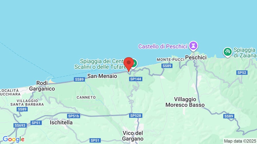 Mappa Hotel Orchidea Blu