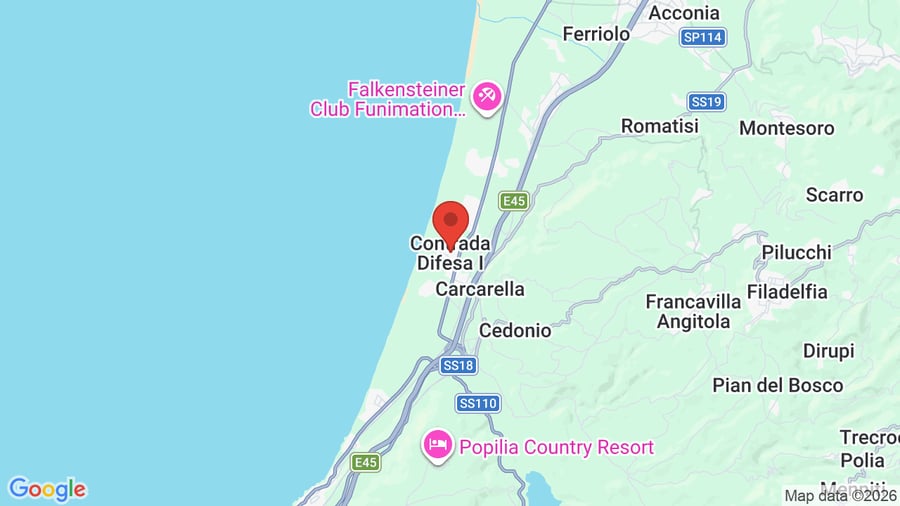 Mappa Tui Magic Life Calabria