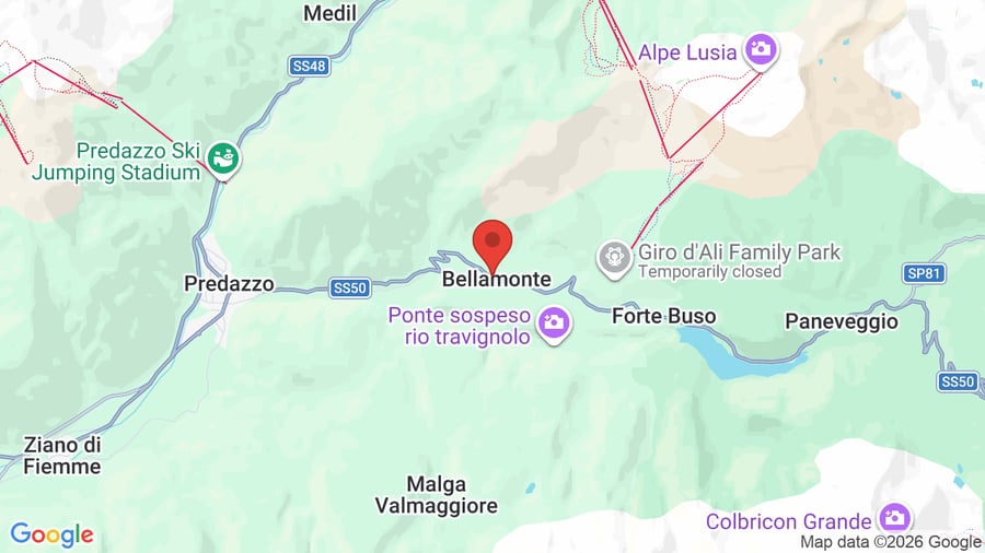 Mappa Hotel Stella Alpina