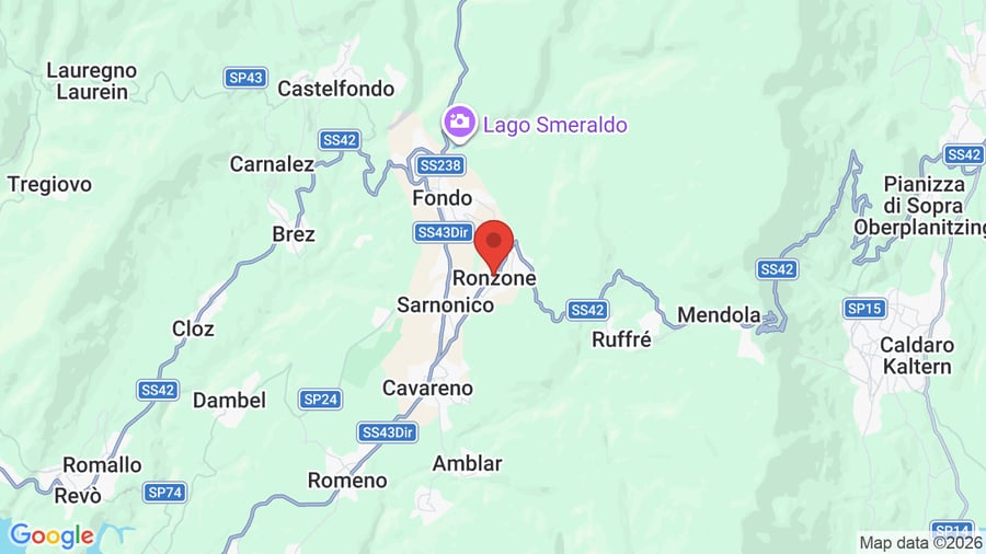 Mappa Stella delle Alpi Wellness & Resort