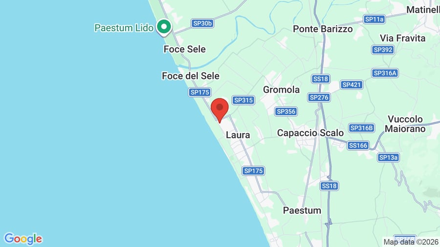 Mappa Fruit Village Paestum Coral Beach Resort