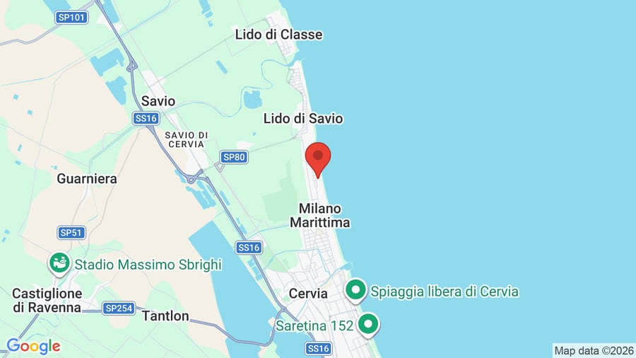 Mappa Hotel Adria