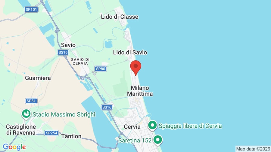 Mappa Hotel Ausonia