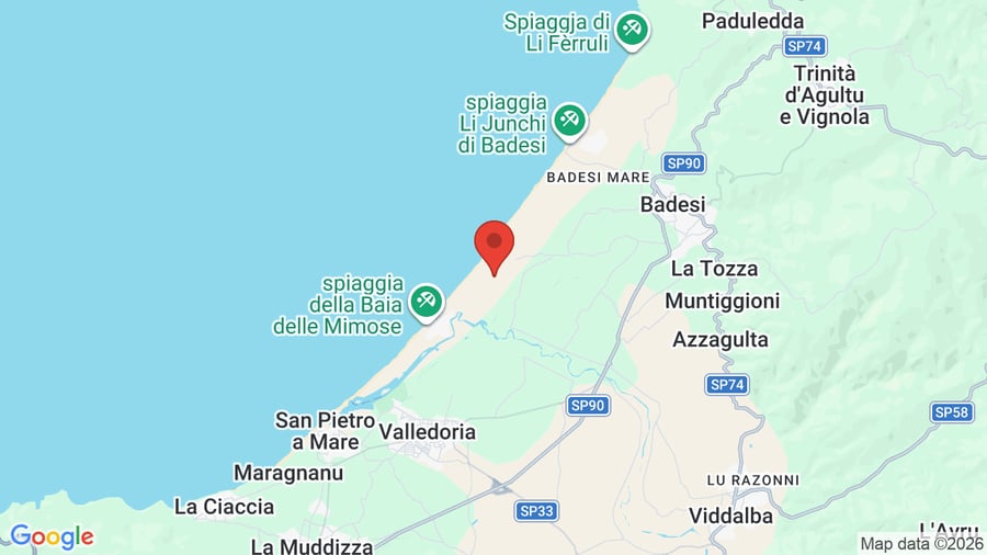 Mappa Is Serenas Badesi Village
