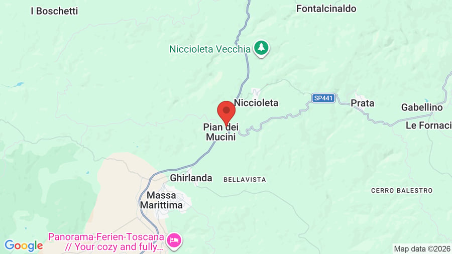 Mappa Pian dei Mucini Resort