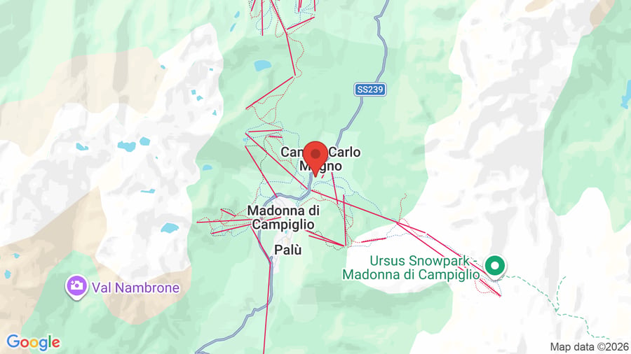 Mappa TH Madonna di Campiglio Golf Hotel
