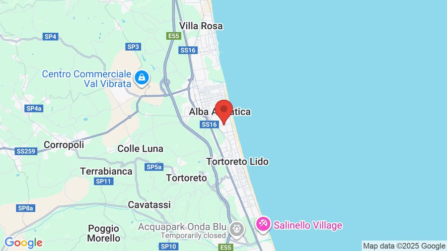 Mappa Hotel Eva