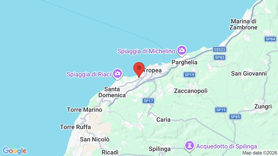 Mappa Aldiana Club Rocca Nettuno Calabria