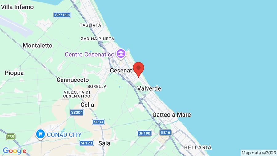 Mappa Ferretti Family Hotel Leonardo