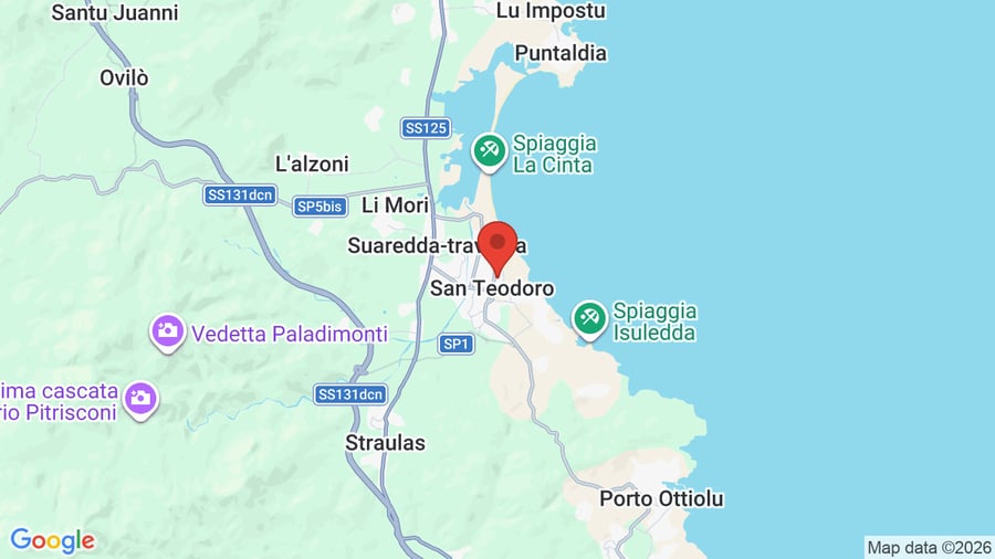 Mappa Zeta Club San Teodoro Le Rose