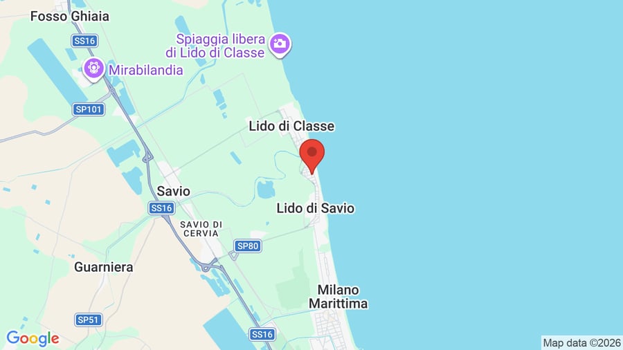 Mappa Nuovo Hotel Anthisa