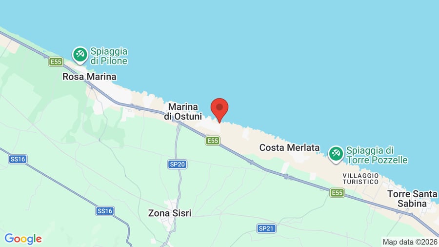 Mappa Mapo Village Plaia Ostuni