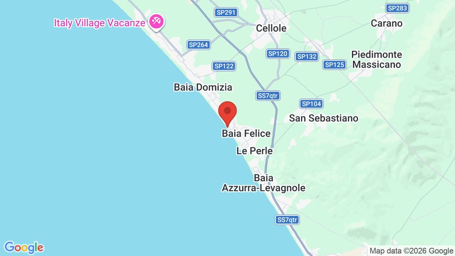 Mappa Baila Domizia Resort