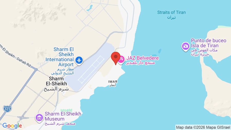 Mappa Cyrene Sharm Island