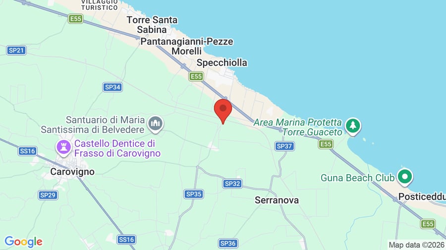 Mappa Relais Masseria Caselli